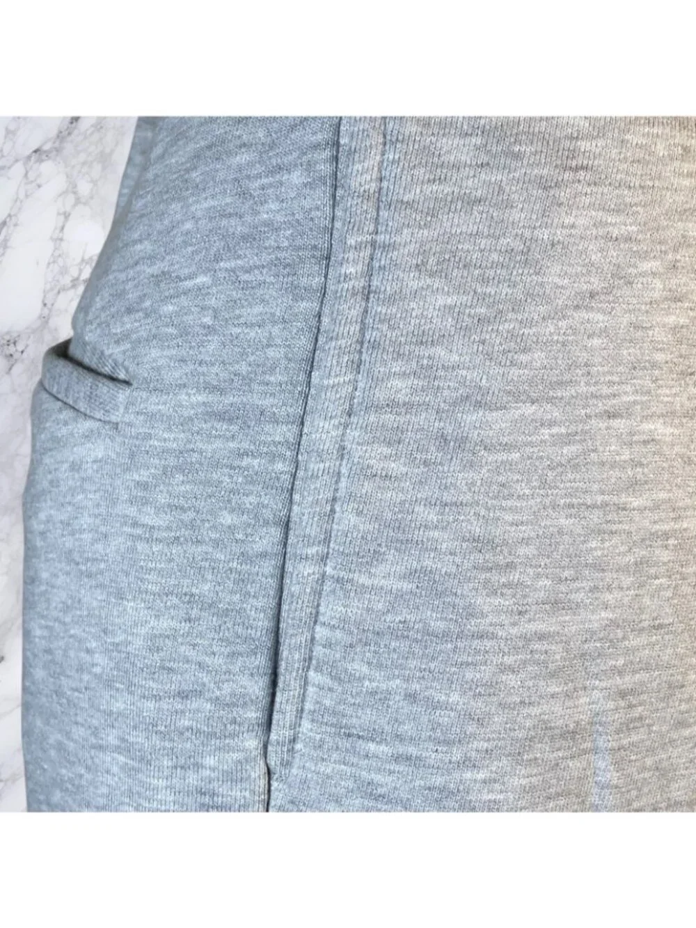 Helsa Organic Blend Enzyme Trousers in Heather Grey - Picture 4 of 11